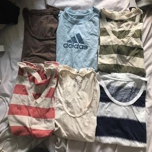 Lot of 6 shirts